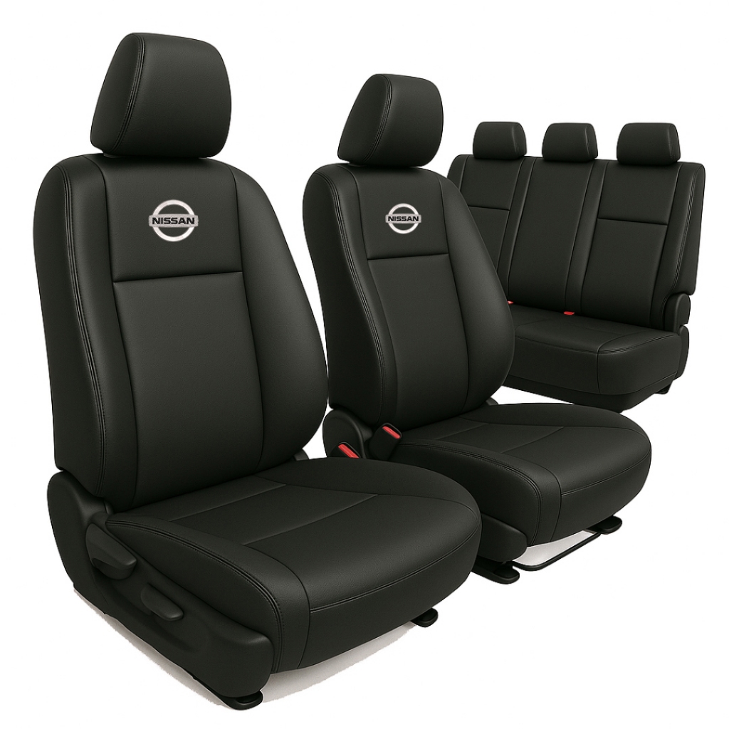 Capa De Banco Couro Automotivo Kicks, Versa, Sentra, Frontier, March, Livina