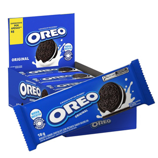 Biscoito Oreo Original Sabor Baunilha 18g - Display com 16 Unidades em Oferta na Shopee