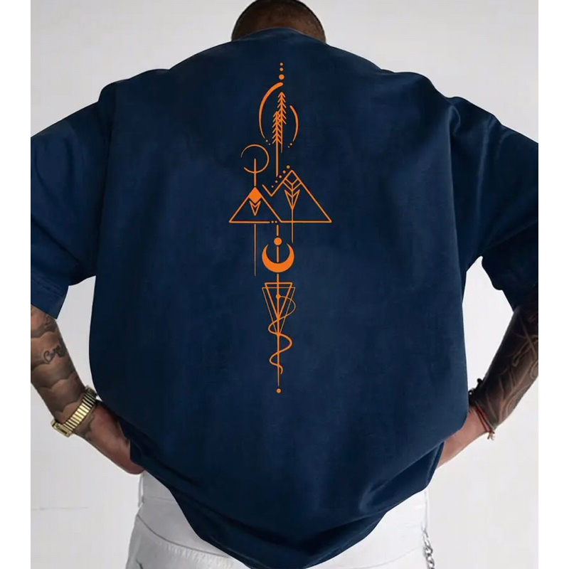 Camisa Camiseta GEOMÉTRICA Lançamento Premium Confortável Estilosa Perfeita Festas e Baladas 100% Algodão