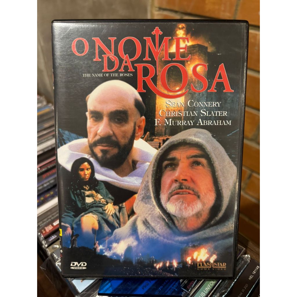 DVD original O Nome da Rosa Sean Connery Christian Slater