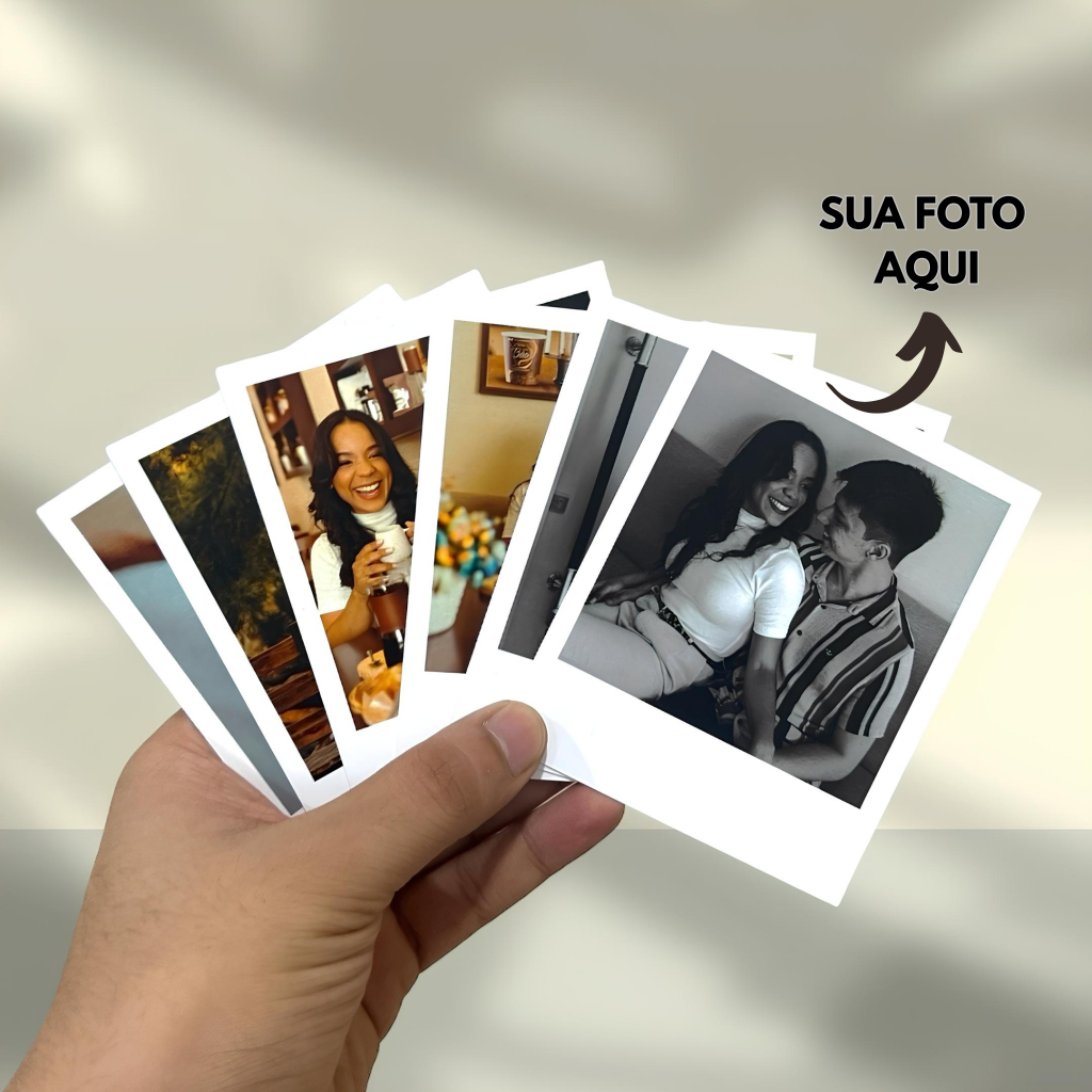 Mini Fotos Personalizadas • Qualidade HD • Presente • Envio Rápido FULL • ESCOLHA A QUANTIDADE QUE DESEJA