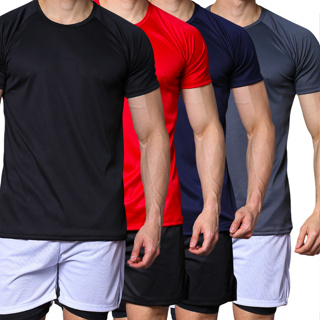 Kit 4 Camisetas Dry Fit Masculina - Casual - Treino - Academia - Esportes - Exercícios - Corrida em Oferta na Shopee