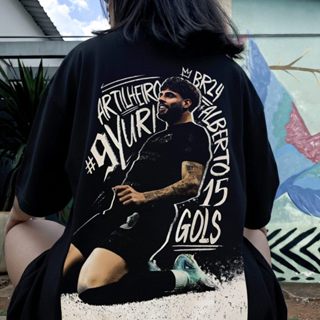 Camiseta Estampada Yuri Alberto Futebol Jogo Unissex em Oferta na Shopee