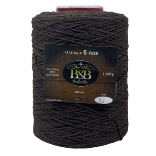 Barbante Fio 6 B&b 1kg Marrom Cor 11 (1 Kg) em Oferta na Shopee