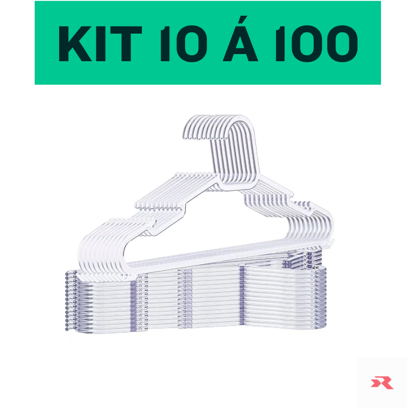 cabides kit de 10 a 50 cabide acrílico adulto reforçado casa envio imediato