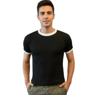 Camiseta Boxy Justa, Camiseta Curta Ajustável ao corpo Texturizada em Oferta na Shopee