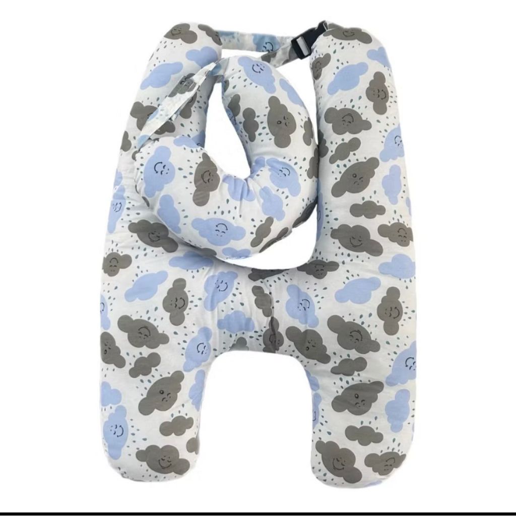 Almofada Em Forma H Adulto E Infantil Com Apoio Para Pescoço De Dormir Para Viagem Descanso