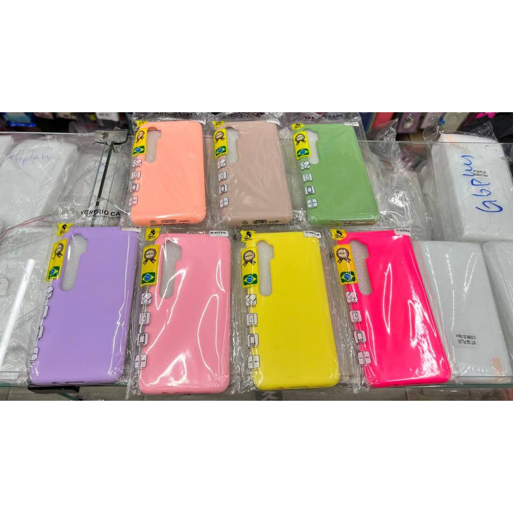 Kit 5 ou 3 Peças Capa Capinha Silicone Aveludado Cor Aleatória Proteção Excelente Qualidade Para XIAOMI REDMI