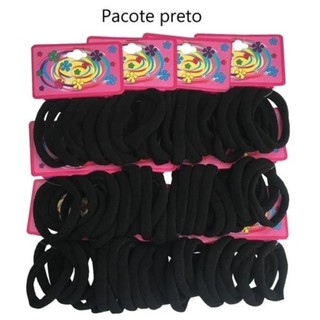 Kit 72/144 Elástico de Cabelo Feminino Xuxinha Rabicó Para Cabelo