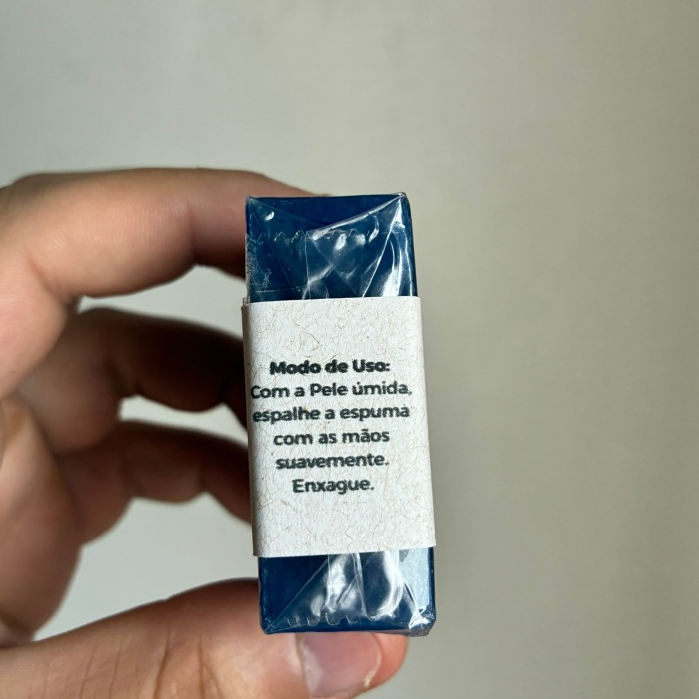 Sabonete de Anil / Waji Africano (Sabonete Glicerinado - hipoalérgico - artesanal) - 1 UNIDADE