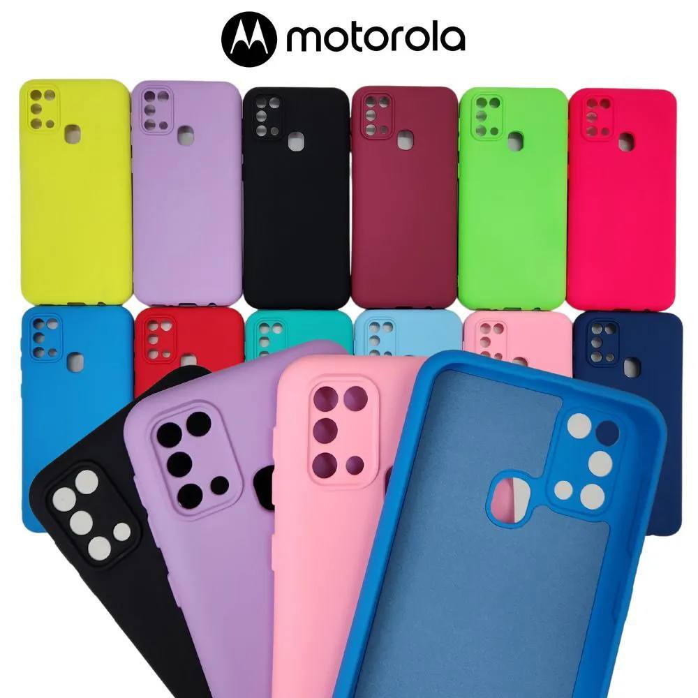 Capa De Silicone Para Moto Motorola E32 E22 E13 E20 E7 E6S Edge 30 20 G86 G85 G75 G65 G55 G45 G35 G22 G42 G32 G24 G52