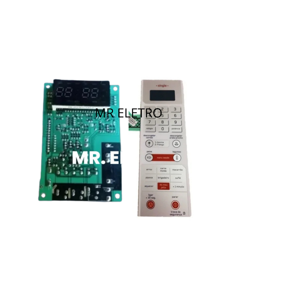 Placa +Membrana Micro-ondas Bms25 Brastemp 127v
