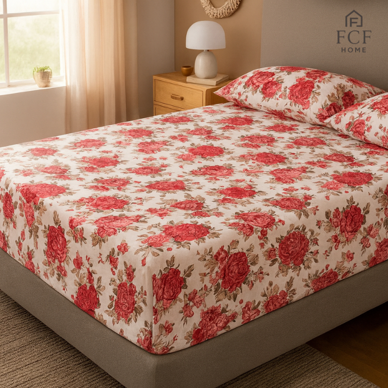 Kit Jogo de Lençol Estampado Queen 4 Peças Microfibra Sortidas