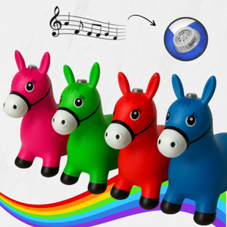 Cavalinho Upa Upa de Borracha Inflável - Pocotó Pula Pula com Música e Led em Oferta na Shopee