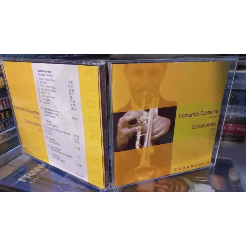 Cd Fernando dissenha Carlos Assis - carambola - Impecavel Tiragem AA000100- raimundo penaforte Hudson nogueira lacerda