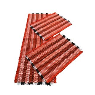 Jogo de Tapetes Tear Artesanal para Cozinha Kit 3 Peças em Oferta na Shopee