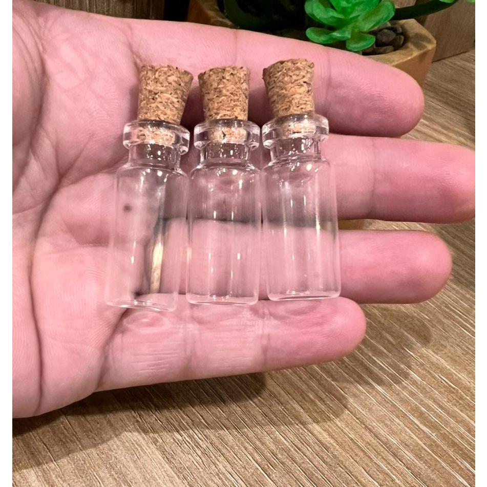 Frascos De Vidro Penicilina 2 ml Com Rolha De Cortiça