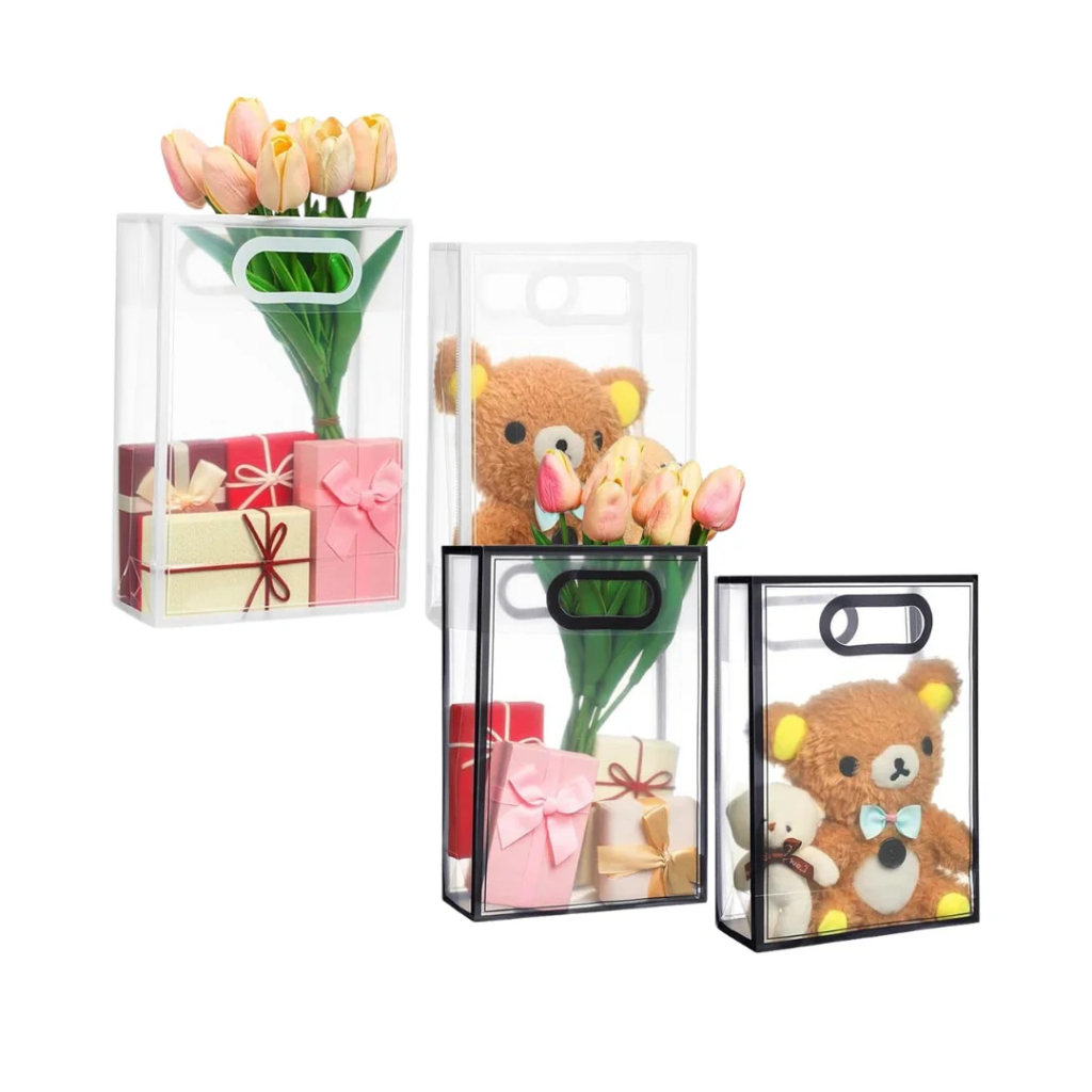 Kit 12 Sacolas Plástica Para Presente Com Borda Design em Oferta na Shopee