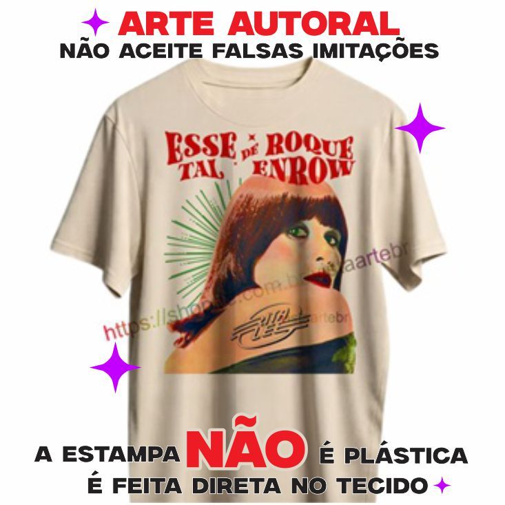 Camiseta Vintage Unissex Rita Lee B85 em Oferta na Shopee
