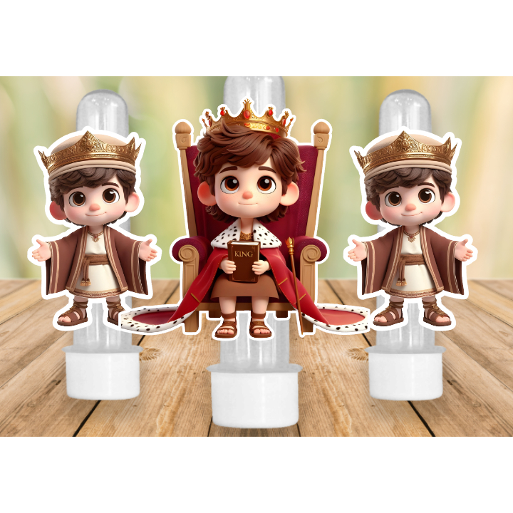 Apliques  REI DAVI   6x4cm – Lembrancinha e Decoração  Festa - SORTIDOS