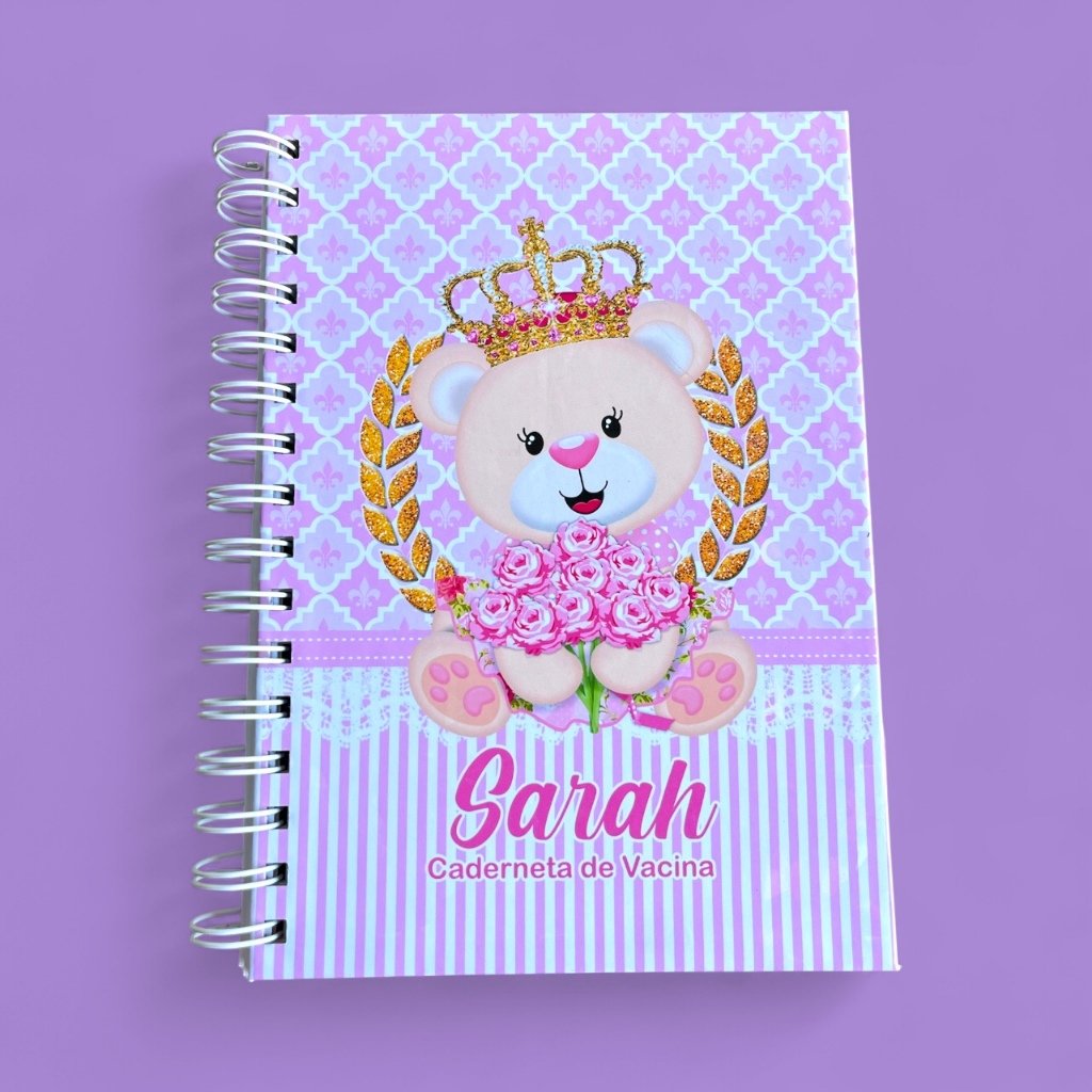 Caderneta de Vacinação Personalizada Ursinha Princesa: Onde Comprar | BuscaProdutos