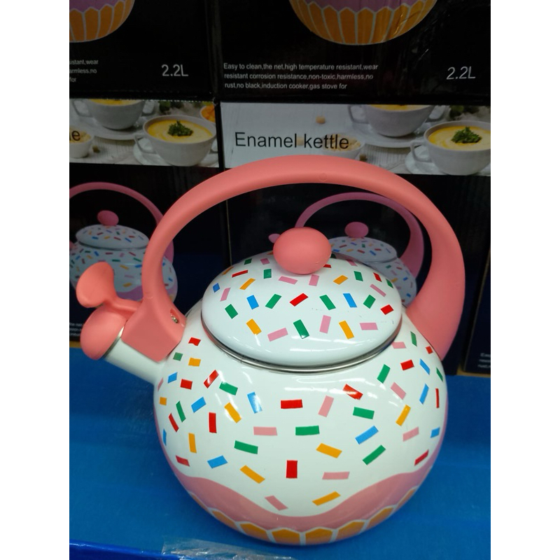 Chaleira Cupcake com apito