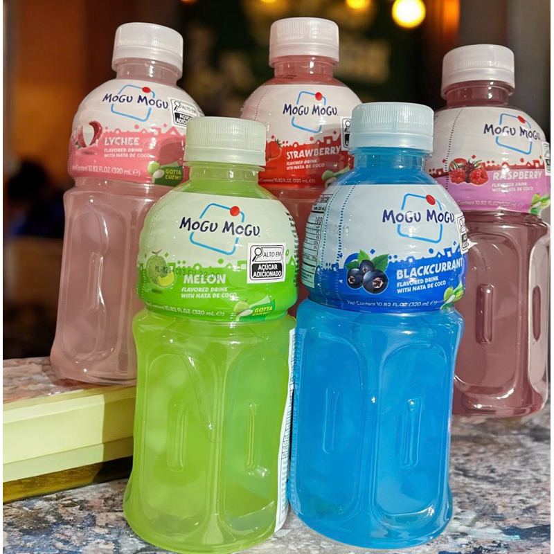 Bebida Mogu Mogu Suco de Frutas com Nata de coco Importado Bebida importado Suco importado em Oferta na Shopee