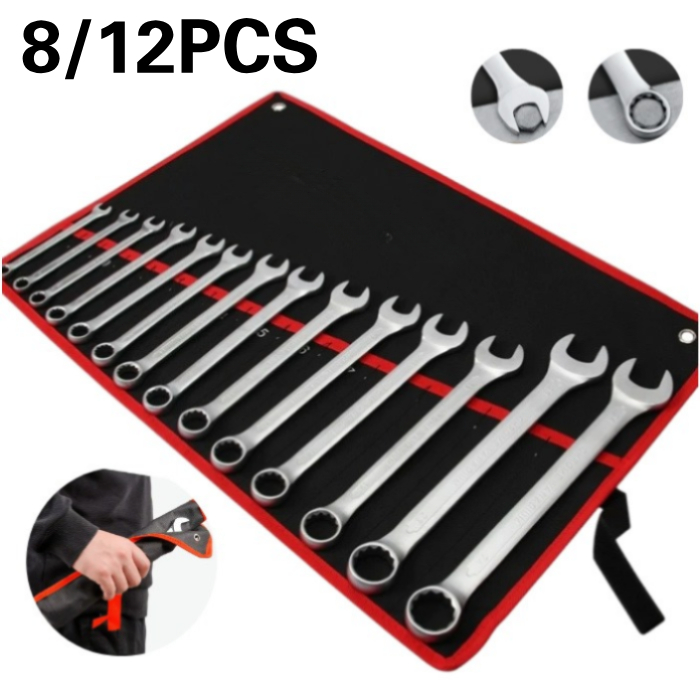 Jogo Chave Combinada Boca Estrela 12 Peças Profissional combinação de aço carbono Chave fixa em Oferta na Shopee