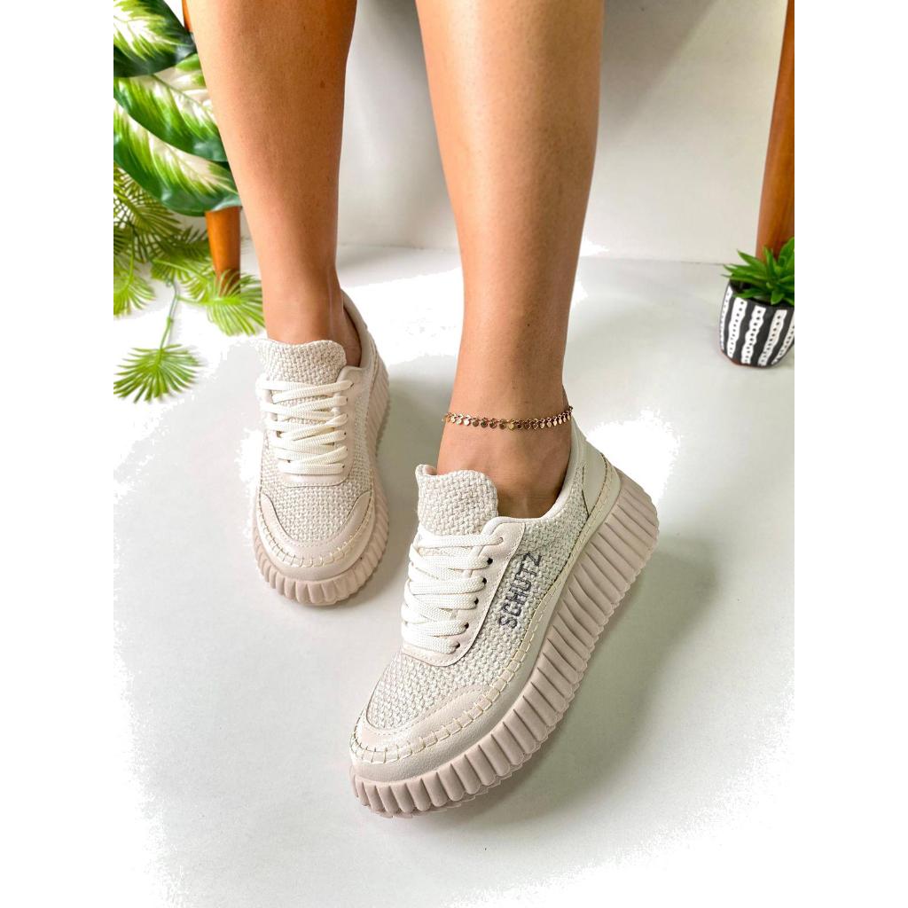 Tenis Feminino Casual Elegante Grif Luxo Confortável Leve Promoção em Oferta na Shopee