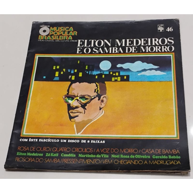 1972 LP/Vinil Elton Medeiros e o samba do morro
