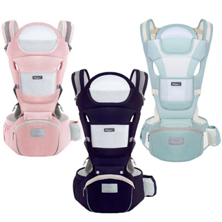 Canguru Para Bebê 0-3 Anos Ergonômico 3 Em 1 Estilo Canguru Frontal Infantil Hipseat em Oferta na Shopee