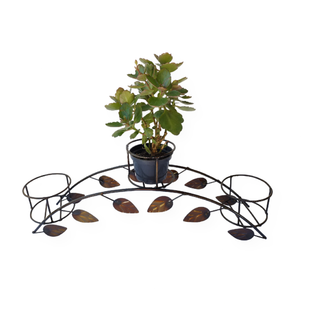 Floreira Porta Vaso de Flor Suporte Arco 3 vaso Chão janela mesa Enfeite Decoração varanda