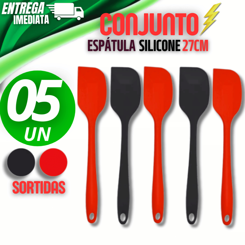 Espátula De Silicone 27cm Espátula Raspadora Premium Cozinha Confeitaria Variáveis Utilidades