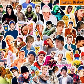 50 Stickers Justin Bieber JB | Adesivos para Kindle, Planner, Journal e Scrapbook em Oferta na Shopee