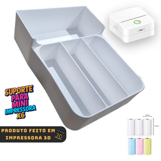 Suporte de Mesa para Mini Impressora Térmica Bluetooth Portable Printer ( Modelo X6 )