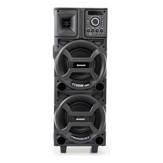 Caixa de Som Amplificada Amvox ACA 1101 Duplo Woofer 8” 1100W RMS Bluetooth USB TWS Bivolt em Oferta na Shopee