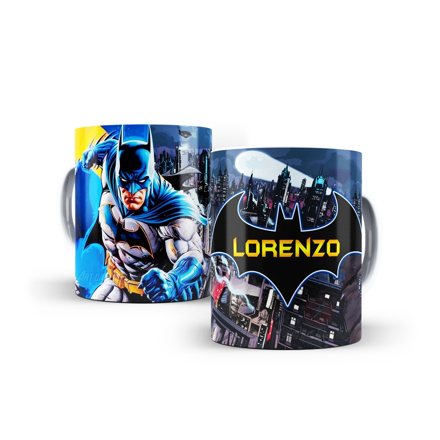Caneca Batman Cerâmica Personalizada em Oferta na Shopee