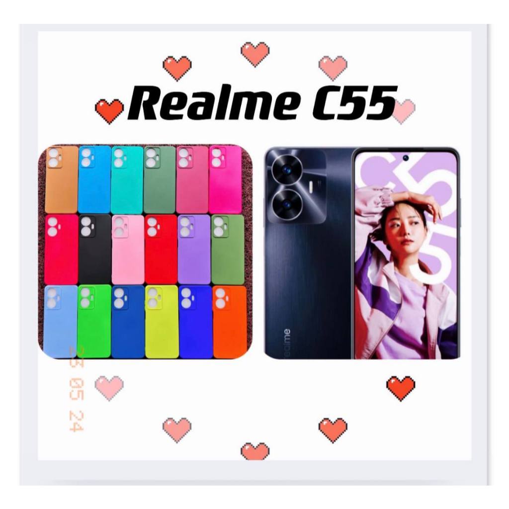 Capa Case Capinha Protetora Cores para REALME C75 C65S C63 5G C63 C65 NOTE 50 NOTE 60 C67 4G 5G C35 C30 C30S C33 C55 C53