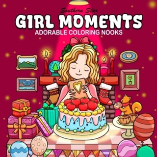 Lançamento Girl Moments # – Desenhos Para Colorir em Oferta na Shopee