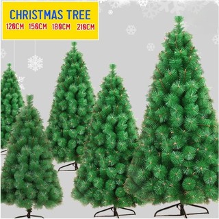 Árvore de Natal agulhas de pinheiro de luxo 240cm/210cm/180cm/150cm decorações de Natal para casa