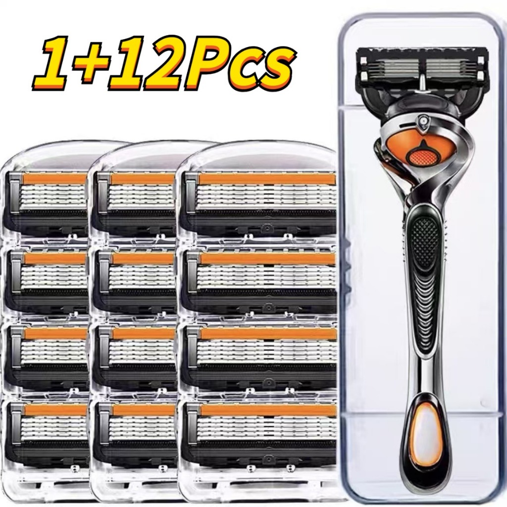 16 Pcs Gillette Proglide Blade 5 Barbeador Manual Masculino De Segurança Facial Barbear Depilação