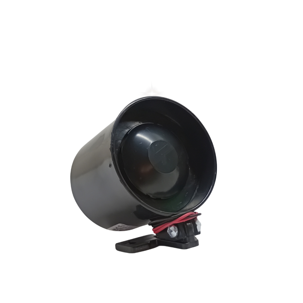 glk motocar - sirene para carro ou moto 12v - 1 tom material abs