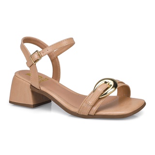 Sandália Feminina Lóris Salto Bloco Fivela Confortável 6210 em Oferta na Shopee