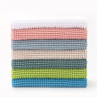 Tapetes De Banheiro 40x60cm Antiderrapante Absorvente Bolinha Microfibra Macarrão Luxo Várias Cores Cozinha