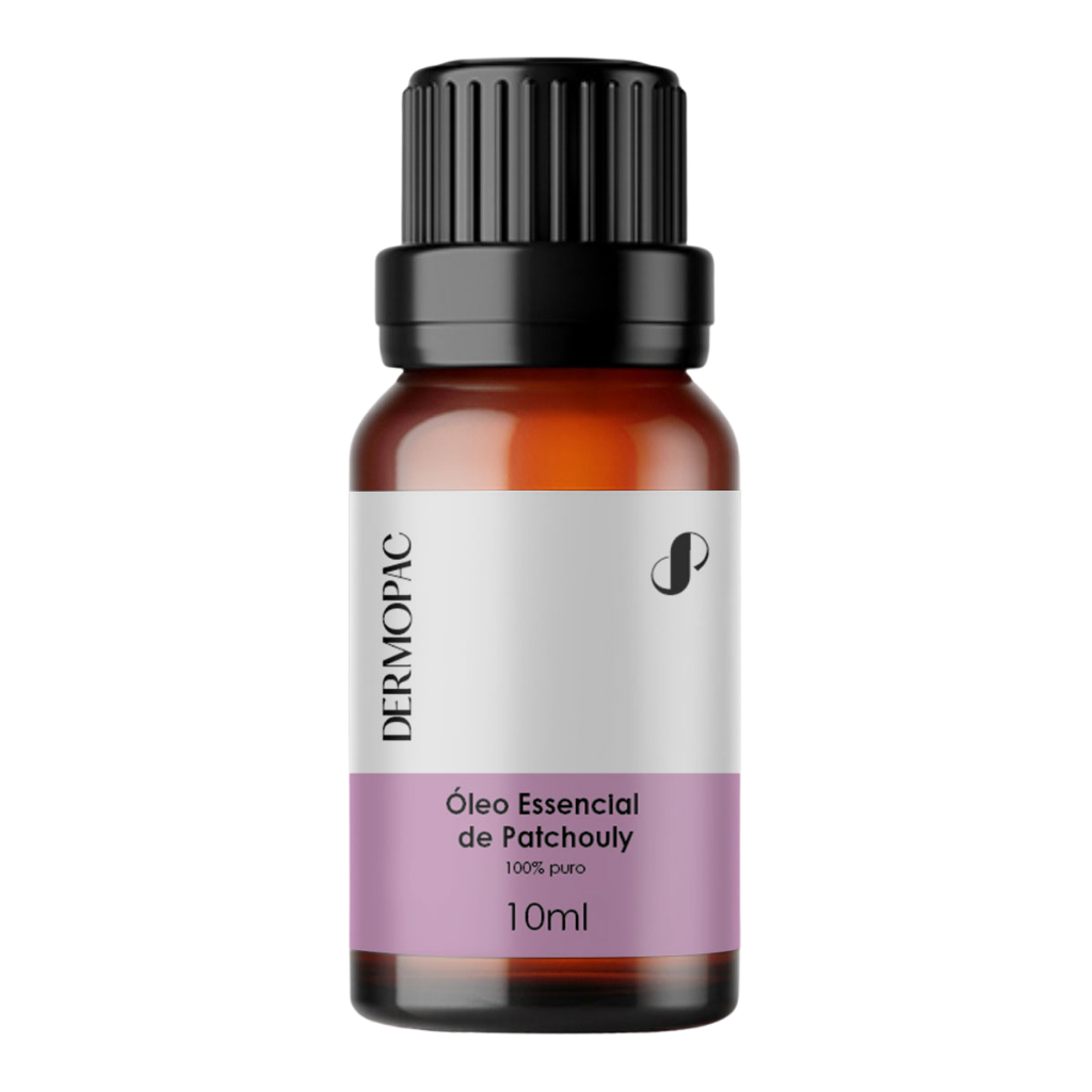 Óleo Essencial de Patchouly Dermopac 10ml 100% Puro Aromaterapia Perfumaria e Cuidados com a Pele