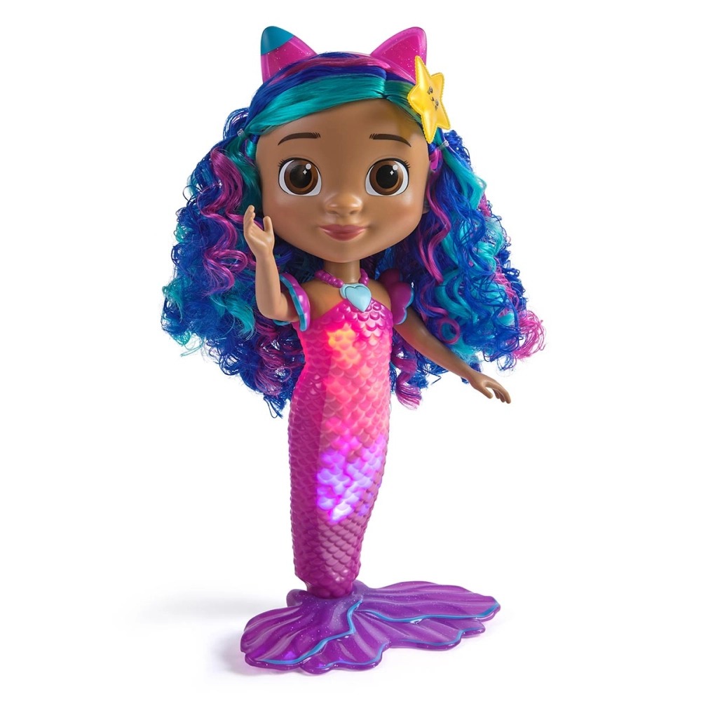 Boneca Sereia Gabbys Dollhouse O Filme Com Luz e Som - Sunny Brinquedos
