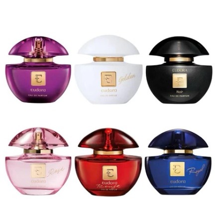 Linha EDP -Eau de Parfum Eudora - A Escolher Rouge/ Indulgent /Golden /Magnific/Rosé/Royal/ Noir