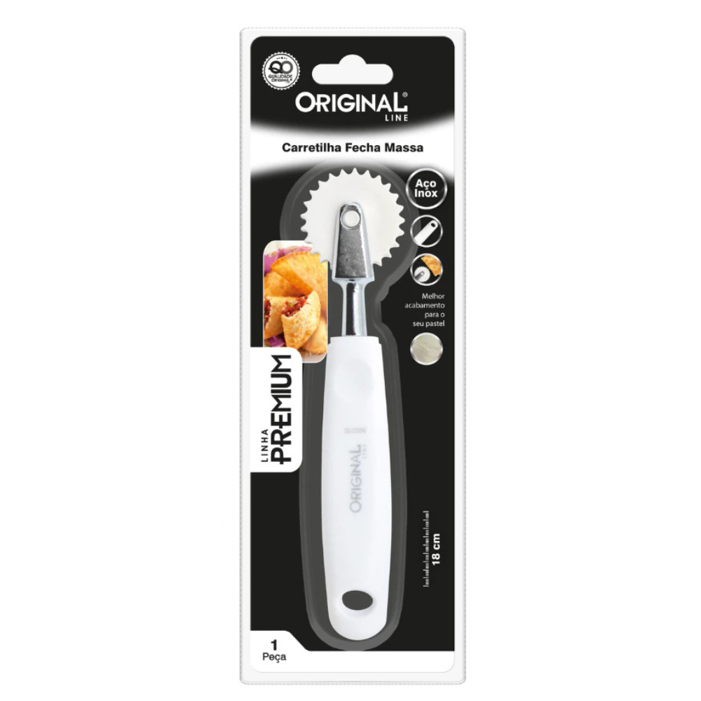 Carretilha Fechador De Pastel Massa 18cm Inox Premium Profissional Cozinha Utensílio Para Acabamento em Oferta na Shopee