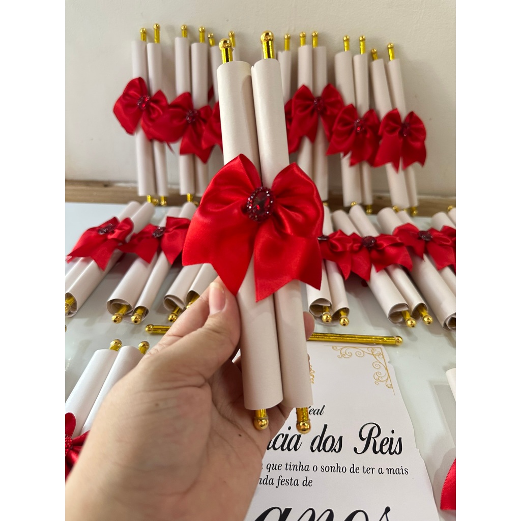 Convites pergaminhos para aniversário 15 anos/ 1 aninho/ festa realeza/ convite personalizado - convite personalizados