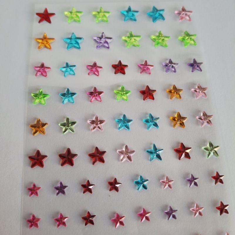 Strass Adesivo Coloridos Estrela OU Navete Brilhante